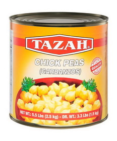 Tazah 0265L3 (Turkish) Chickpeas (Garbanzo) 6/2.5 Kg