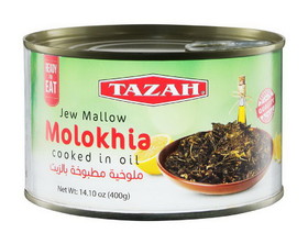 Tazah 0330 Cooked Mulukhia Leaves In Tin 24/400 G