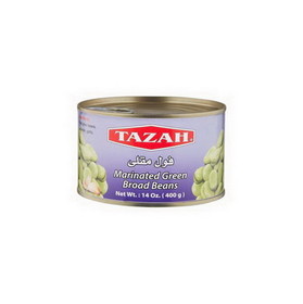Tazah 0334GB Marinated Green Broad Beans 24/400G