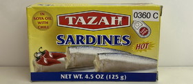 Tazah 0360C Sardine In Chili Oil 50/4.5 Oz