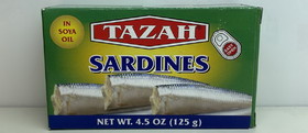 Tazah 0360 Sardine In Oil 50/4.5 Oz