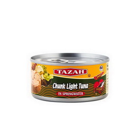 Tazah 0362W Chunk Light Tuna In Spring Water 48/6.5 Oz
