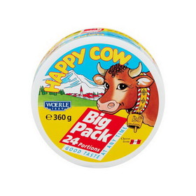 Happy Cow Cheese Wedges 24 Portion 18/360G