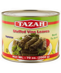 Tazah 0717 Stuffed Grape Leaves 6/4.4 Lbs