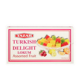 Tazah 0906F Turkish Delight Assorted Fruit 12/454G