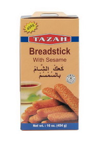 Tazah 0909B Bread Sticks W/ Sesame 12/454G