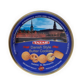 Tazah 0950L2 Danish Style Butter Cookies 6/908Gr