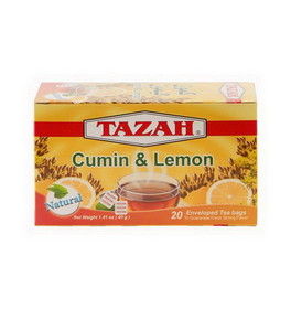 Tazah 1311CL Cumin With Lemon Tea Bag 24X20X2G