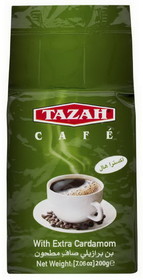 Tazah 1321 Coffee W/Cardamom Vacuum 30/200 G