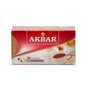 Akbar 1496TB Ceylon Black Tea Bag 24X50X2 G