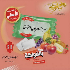 Sharawi Brothers 1636MF Gum Mix Fruit 24/350G 1Pcs