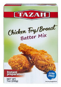 Tazah 1721B Chicken Broasted Coating Mix/Rub 12/200G