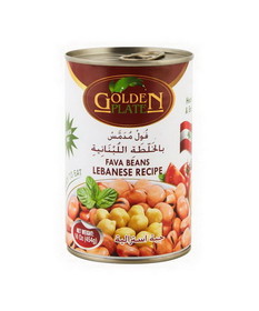 Golden Plate 2036C Fava Beans Lebanese Recipe 24/454G E.O.