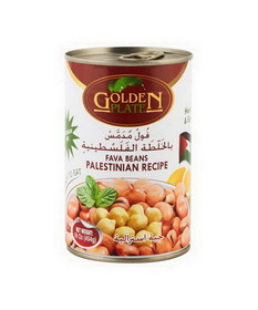 Golden Plate 2037BTL Fava Beans Palestinian Recipe 24/454G E.O.