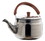 Nour 2319 S/S Old Fashion Tea Kettle W/ Wood Like Handle 24/1.0 L, Price/Each