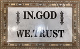 In God We Trust Mosaic Picture 7"X11" Small