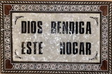 Dios Bendiga Este Hogar Mosaic Picture 7"X11" Small