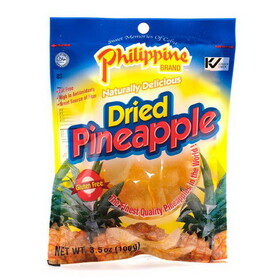 Philippine PHILIPPINE02 Brand Dried Pineapple 25/3.5 Oz