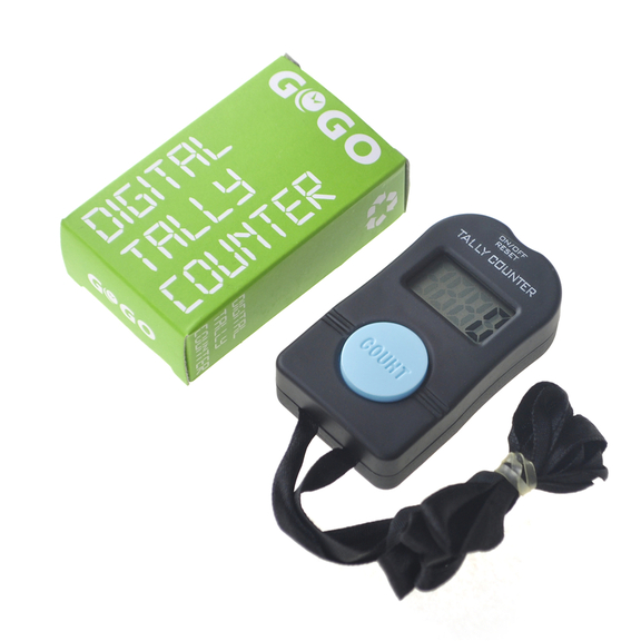 GOGO Custom Electronic Digital Hand Tally Counter Clicker, Security Running For Golf Gym