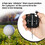 GOGO Golf Stroke Counter 6 PCS Mini Golf Score Counter, Golf Handy Count with Rope Chain for Competitions and Games