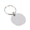 Aspire 1.2 Inch Round Metal Keychain Blanks with Key Chain Rings, Metal Stamping Blanks for Engraving, DIY Craft