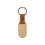 Aspire Leather Wooden Keychain, Blank Laser Engraving with Leather Strap, Unfinished Wooden Key Tag for DIY Crafts Gift