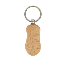 Aspire Blanks Keychain, Laser Engraving Bulk Wooden Keychain, Unfinished Key Ring Key Tag for DIY Gift Crafts