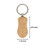 Aspire Blanks Keychain, Laser Engraving Bulk Wooden Keychain, Unfinished Key Ring Key Tag for DIY Gift Crafts