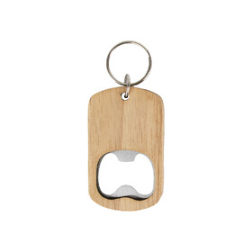 Aspire Wooden Keychain, Bottle Opener Blanks Wood, Engraving Key Chain for Party Favors Gift Craft