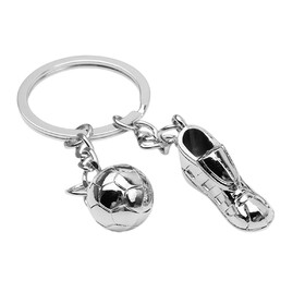 Aspire Soccer Ball and Soccer Shoe Keychain, Football Keyring for Soccer Lovers Gifts