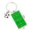Aspire Soccer Field Pattern Keychain, Creative Keychain Zinc Alloy Football Gift