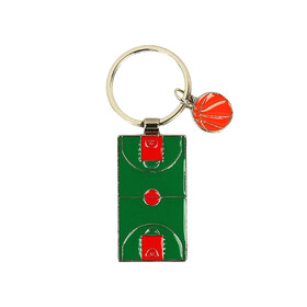 Aspire Mini Basketball Court Keychain Basketball Theme Keyring Basketball Club Souvenir Basketball Fans Gift