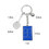 Aspire Metal Tennis Court Racket Keychain, Portable Zinc Alloy Key Ring Handbag Decoration, Sports Fans Gift