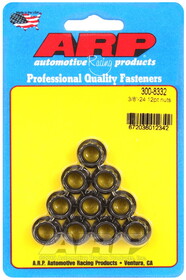 ARP 300-8332 Nuts 3/8-24 12Pt Pk/10