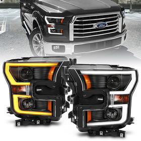 Anzo 111357 Hl F150 S.Back Blk 15-16