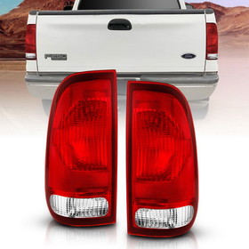 Anzo 311307 Tail Light Assembly; Red/Clear Lens