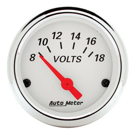 Auto Meter 1391 Arct.Wht.Voltmeter 2 1/16