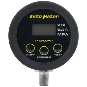 Auto Meter 2167 Pro-Comp Precision Dig Tire Press