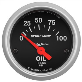 Auto Meter 3327 Sprtcmp Oil Pressure