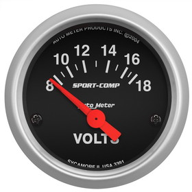 Auto Meter 3391 2'Mini Sprtcmp Voltmeter