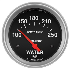 Auto Meter 3531 Sportcmp Water Temp 2 5/8