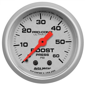 Auto Meter 4305 2' Boost 0-60 Psi