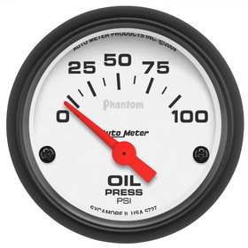 Auto Meter 5727 Phantom Oil Press 0-100Ps