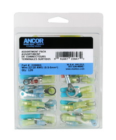 Ancor Kit - Nylon Connectors - 120Pc, Ancor 220003