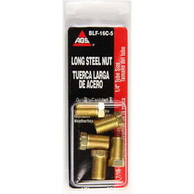 AGS BLF-16C-5 1/4'X 1/4' Lg Steel Nut