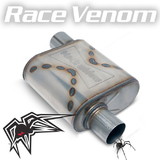 Black Widow Race Venom 2.5' Offset/Offset, Black Widow Exhaust BWOOR-22