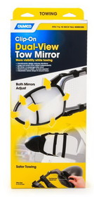 Camco 25653 Towing Mirror Clamp-On Double Mir