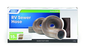 Camco 39661 15' Hd Sewer Hose Brown