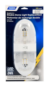 Camco 41321 Led Dbl Dome Lt 320Lm Csa
