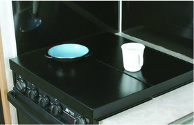 Camco 43554 Stove Top Cover Black